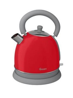 Swan Sk261020Rn Retro Dome Kettle - Red